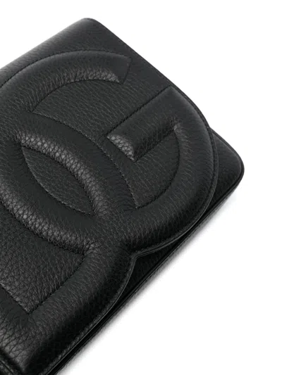Dolce & Gabbana Medium-sized Dg Logo Shoulder Bag In Black