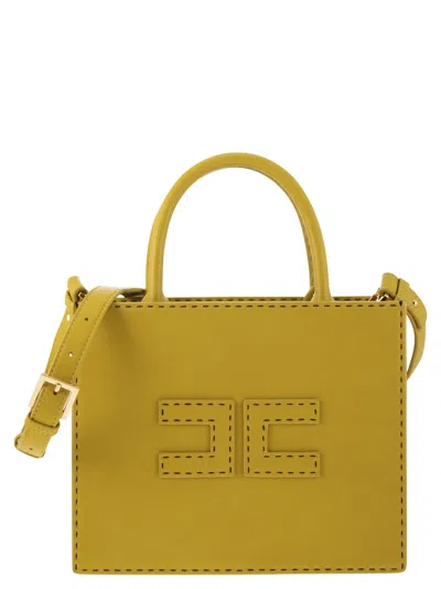 Elisabetta Franchi Women's Small Tote With Contrast Stitching