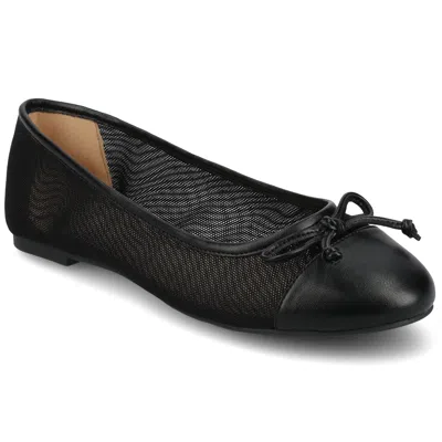Journee Women's Kaiah Ballet Medium And Wide Width Dress Flats In Multi