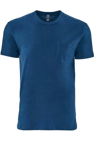 Next Level Unisex Cotton Pocket T-shirt In Multi