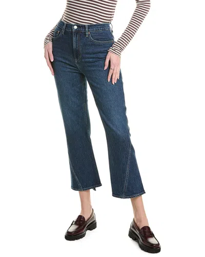 Pistola Charlie High-rise Clash Classic Straight Ankle Jean In Blue