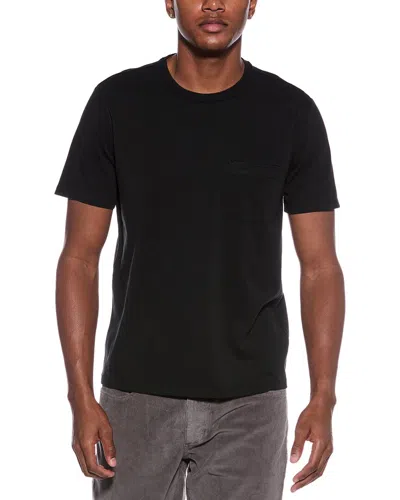 7 For All Mankind Pocket T-shirt In Black