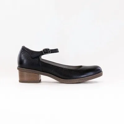 Dansko Women's Deena Mary Jane Shoes In Black Tumbled In Multi