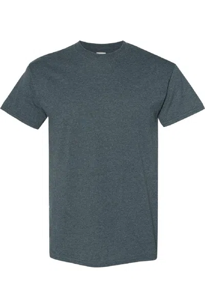 Gildan Mens Heavy Cotton Short-sleeved T-shirt In Grey