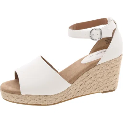 Style & Co Seleeney Womens Faux Leather Strappy Espadrilles In Multi