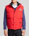 Canada Goose Freestyle Crew Quilted Down Gilet In Red