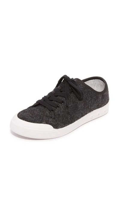 Shop Rag & Bone Standard Issue Lace Up Sneakers In Black