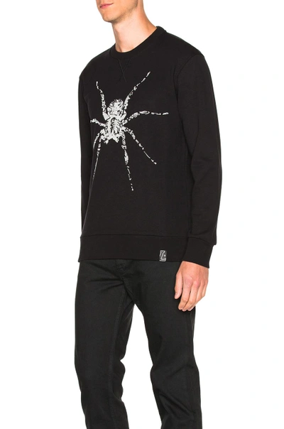 Shop Lanvin Spider Embroidery Sweatshirt In Black