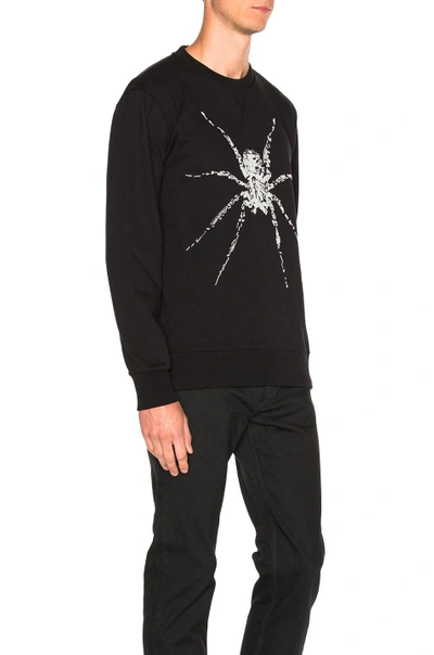 Shop Lanvin Spider Embroidery Sweatshirt In Black