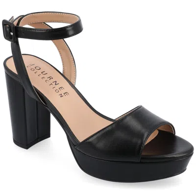 Journee Collection Women's Nairri Sandals In Black