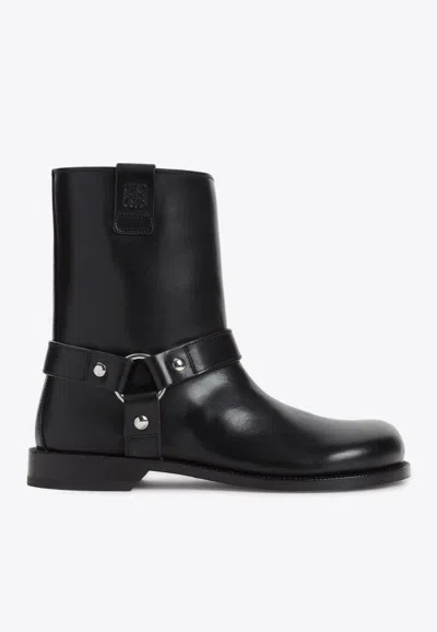 Loewe Isabel Marant Edrika Suede Ankle Boots In Black