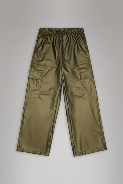 Rains Drawstring Cargo Trousers In Revel