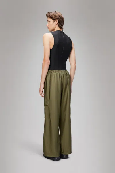 Rains Drawstring Cargo Trousers In Revel
