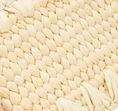 Gentle Souls Evora Wedge Sandal In Natural Textile