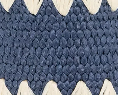 Gentle Souls - Evora Textile Espadrille Wedge In Navy Textile