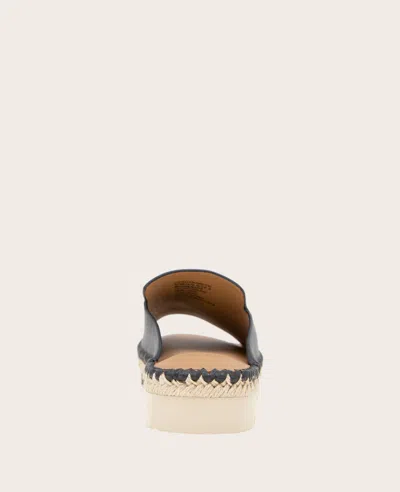 Gentle Souls - Leilani Leather Platform Slip On In Black Leather