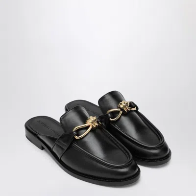 Bottega Veneta Astaire Leather Loafers In Black