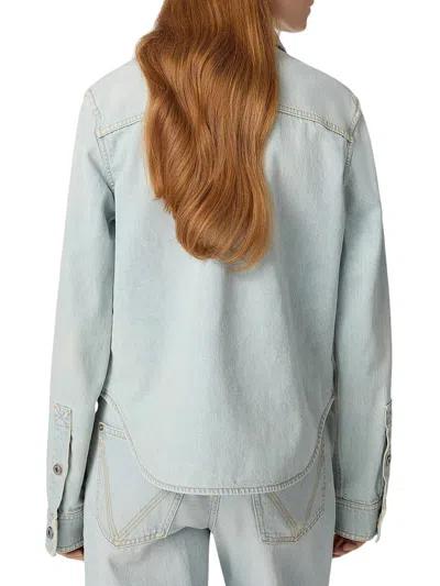 Bottega Veneta Denim Shirt In Blue