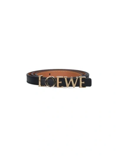 Loewe Women Logo Belt In Black
