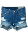 Rag & Bone Distressed Denim Shorts