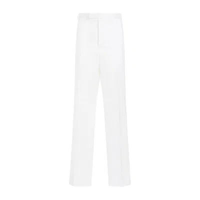 Shop Thom Browne Pants In White