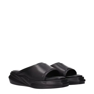 Alyx 1017  9sm Man Sandals Black Size 11 Soft Leather