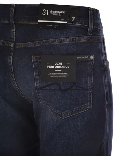 7 For All Mankind Slimmy Tapered Alto - Mid-rise Skinny Jeans