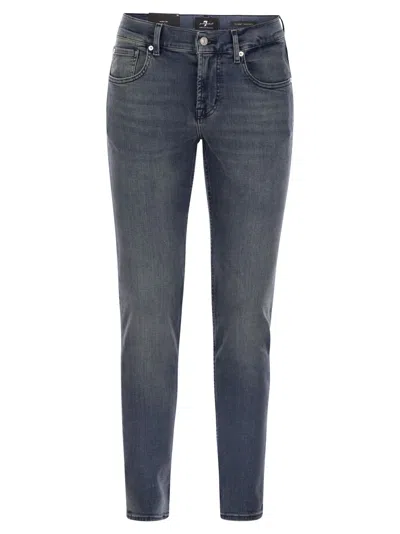 7 For All Mankind Slimmy Tapered Globe - Skinny Medium-waisted Jeans