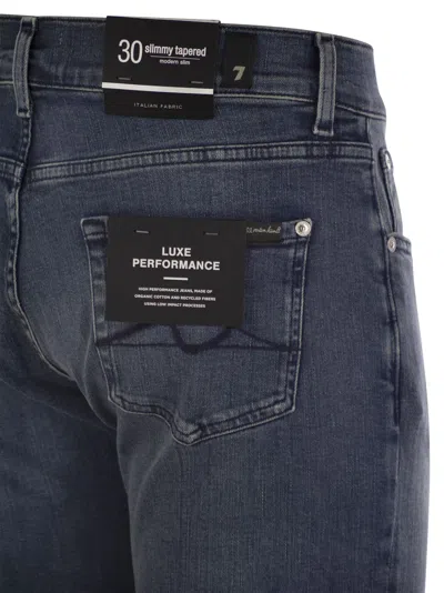 7 For All Mankind Slimmy Tapered Globe - Skinny Medium-waisted Jeans