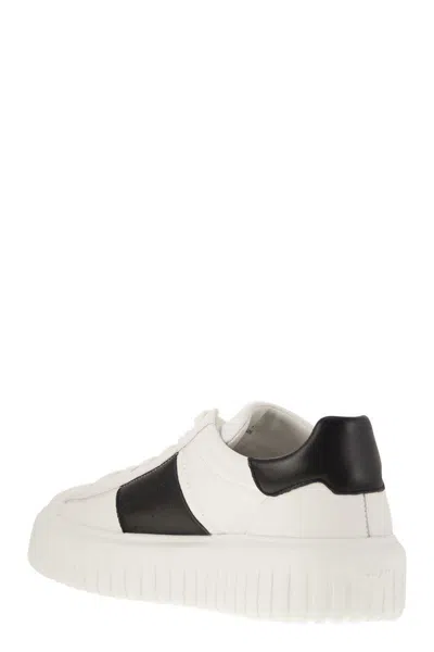 Hogan H-stripes Lace-up Sneakers In Multi