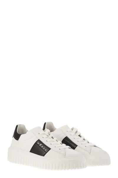 Hogan H-stripes Lace-up Sneakers In Multi