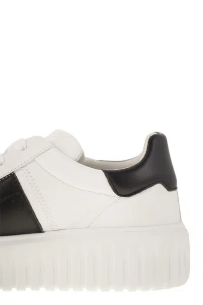 Hogan H-stripes Lace-up Sneakers In Multi