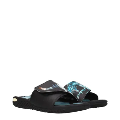 Adidas Originals Adidas Slippers And Hooves Yugioh Man Rubber Black/heavenly