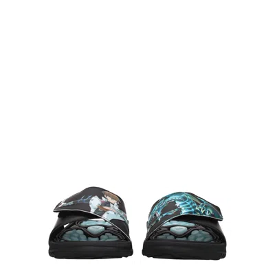 Adidas Originals Adidas Slippers And Hooves Yugioh Man Rubber Black/heavenly