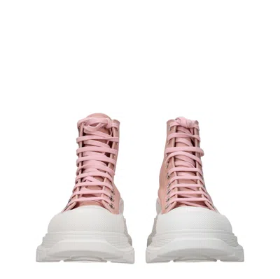 Alexander Mcqueen 45mm Tread Slick Leather Combat Boots