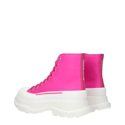 Alexander Mcqueen Tread Slick Leather High-top Sneakers