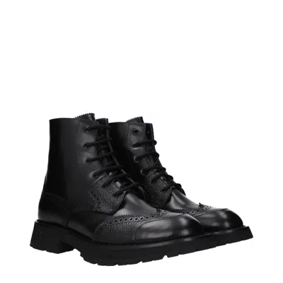 Alexander Mcqueen Punk Worker Ankle Boots For Men