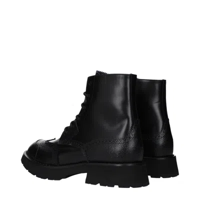 Alexander Mcqueen Punk Worker Ankle Boots For Men