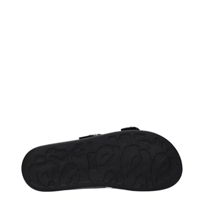 Alexander Mcqueen Slippers And Hooves Men Leather Black