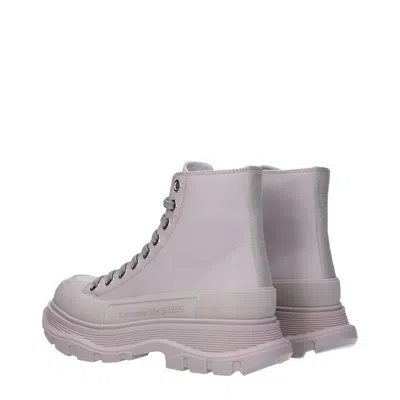 Alexander Mcqueen Leather Tread Slick High-top Sneakers