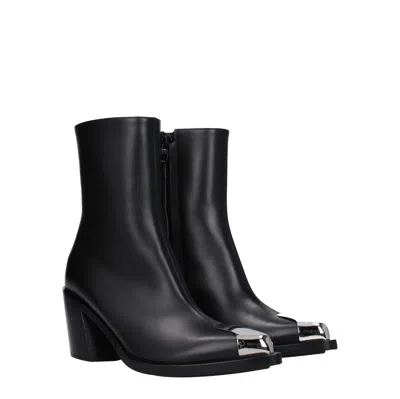 Alexander Mcqueen Punk 75mm Metal Toe-cap Boots