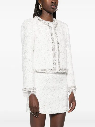 Alice And Olivia Embroidered Short Jacket