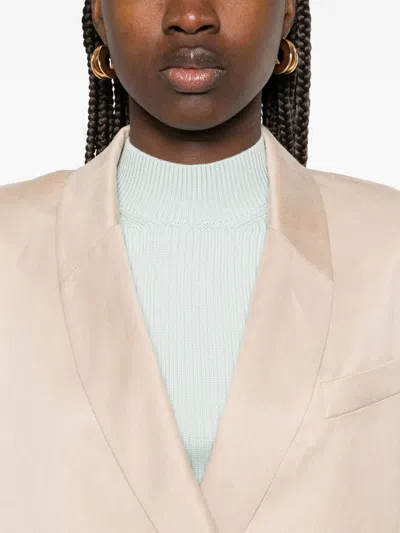 Alysi Linen Blend Double-breated Jacket