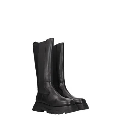 Ash Woman Knee Boots Black Size 11 Soft Leather