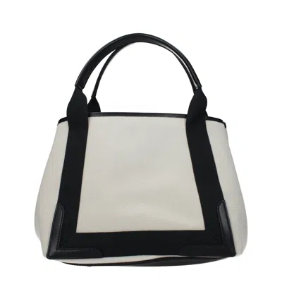 Balenciaga Hand Bags Women Fabric Beige/black