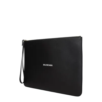 Balenciaga Pochette Women Skin Black