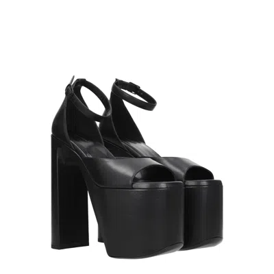 Balenciaga Camden 160 Platform Sandals In Calf Leather