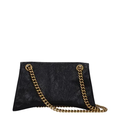 Balenciaga Crush Chain S Shoulder Bag In Black