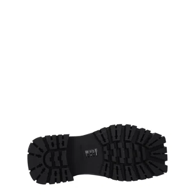 Balenciaga Low Heels Ankle Boots In Black Rubber/plasic