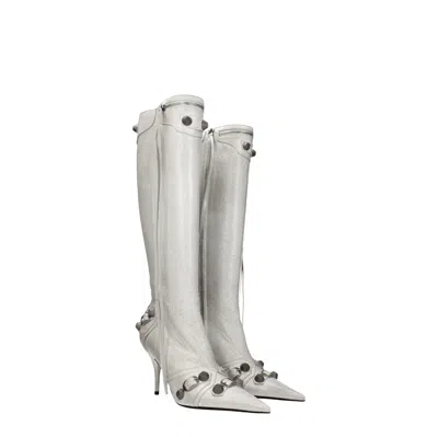 Balenciaga Women's Boots Leather Gray